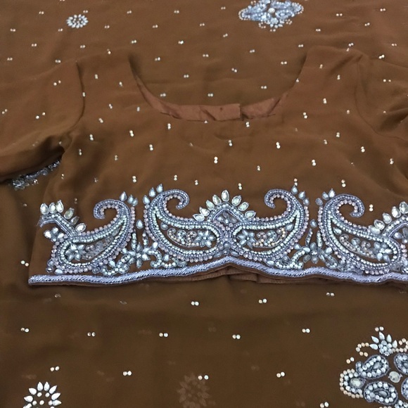 Indian party wear sarie - Picture 4 of 8